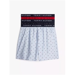 Tommy Logo Woven Boxer 3-Pack