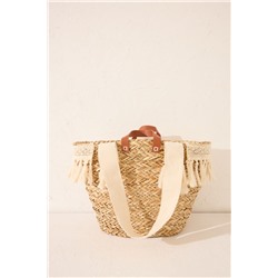 Bolso grande capazo rafia natural