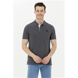 Erkek Antrasit Basic Polo Yaka Tişört