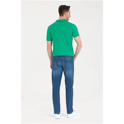 Erkek Mavi Jean Pantolon