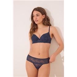 Sujetador push up GORGEOUS encaje azul oscuro