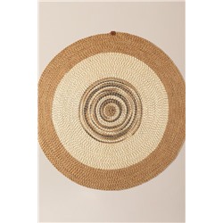 Janvry Yuvarlak Kilim - Bej/Krem - 120 cm