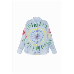 Camisa pinceladas étnica