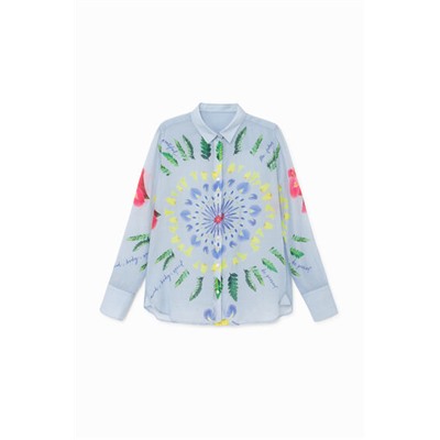 Camisa pinceladas étnica