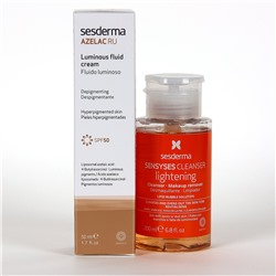 S*sd*rma Azelac Ru Fluido Luminoso SPF 50 50 ml REGALO Sensyses Lightening 200 ml