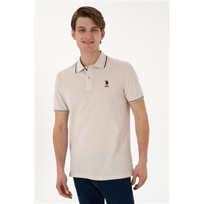 Erkek Regular Fit Polo Yaka Taş Basic Tişört