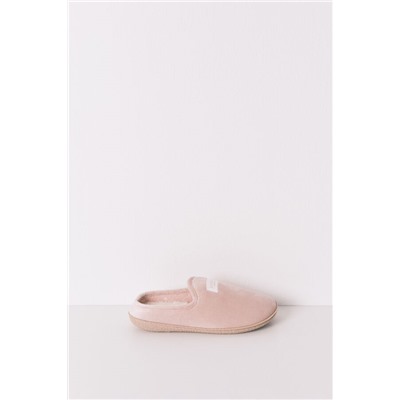 Zapatillas casa velour rosa