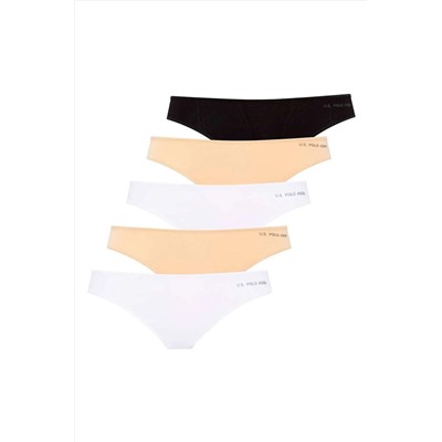 U.S. Polo Assn., U.S. Polo Assn. Kadın  5 Li Kıl Lastikli String 67D.U.00.R.U.5