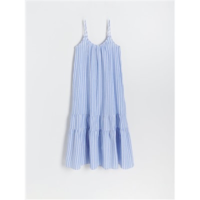 Maxikleid aus Leinenmischung