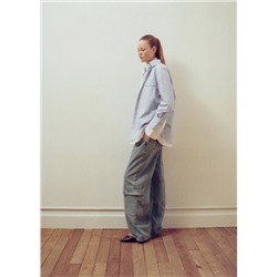 Jeans loose cargo bolsillos