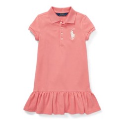 GIRLS 2-6X Big Pony Short-Sleeve Dress