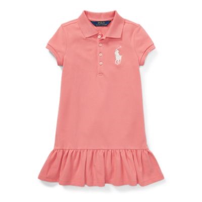 GIRLS 2-6X Big Pony Short-Sleeve Dress