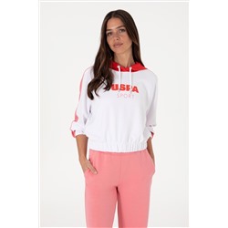 Kadın Beyaz Sweatshirt
