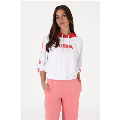 Kadın Beyaz Sweatshirt