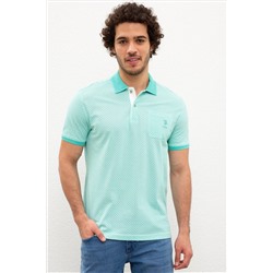 Erkek Mint Polo Yaka Tişört