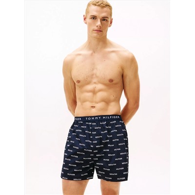 Tommy Logo Woven Boxer 3-Pack