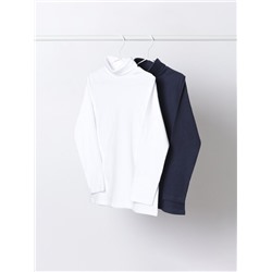 PACK OF 2 ROLL NECK T-SHIRTS