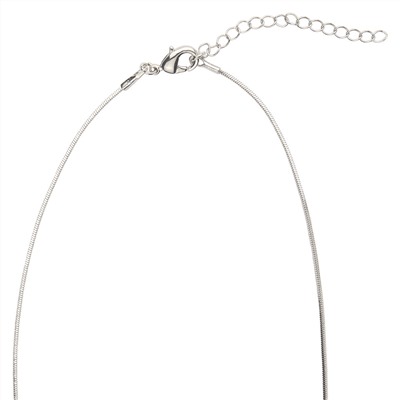 Kurze Damen Kette mit rundem Anhänger