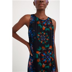 Vestido estampado galáctico
