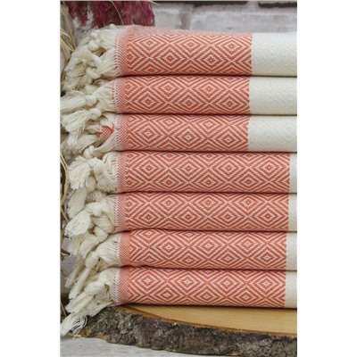 Fabric Box, %100 Doğal Pamuk Elmas Peştemal Banyo Havlusu Türk Havlusu Hamam Plaj Havlusu