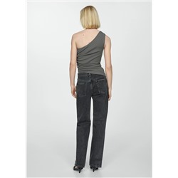 Jeans rectos tiro medio