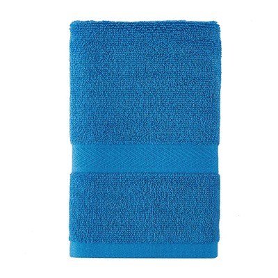 TOMMY HILFIGER Modern American Solid Cotton Hand Towel, 16" x 26"