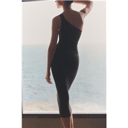 ASYMMETRIC MIDI DRESS