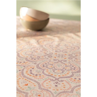 Ancre Pvc Masa Örtüsü - Mor - 140x140 cm