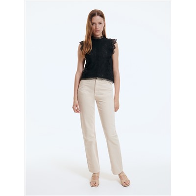 Bluse mit Spitze