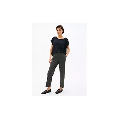 Dolman-Sleeve Crewneck Pocket T-Shirt