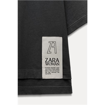 LABEL COTTON T-SHIRT