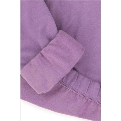 Kız Çocuk Lila Kapüşonlu Sweatshirt