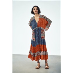 VESTIDO MIDI ESTAMPADO