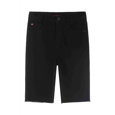 Short vaquero Negro