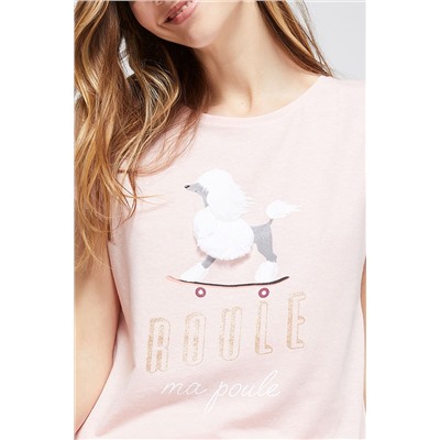 Camiseta Pirouette Rosa