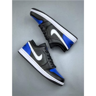Кроссовки Nik*e Air Jordan 1 Low OG AJ1 Joe 1 black и blue