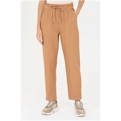 Kadın Camel Jean Pantolon