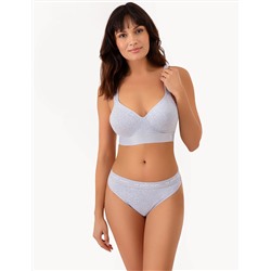3PK MOLDED CUP CLOSED BACK BRAS WITH ADJUSTABLE STRAPS