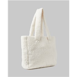 COZY SHERPA TOTE BAG