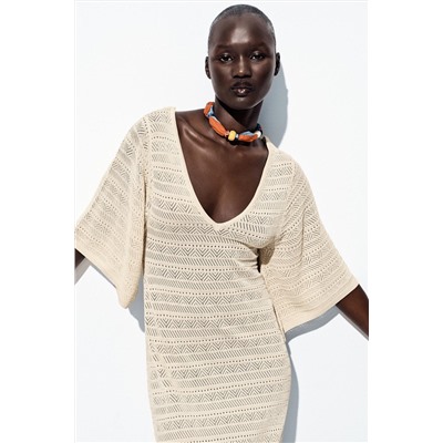 POINTELLE KNIT MAXI DRESS