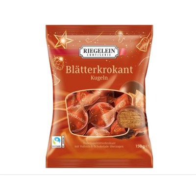 Riegelein Blätterkrokant Kugeln 150g
