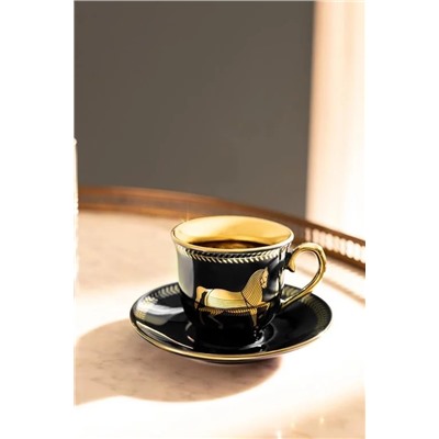 Alita 4 Parça Kahve Fincan Takımı - Renkli - 90 ml