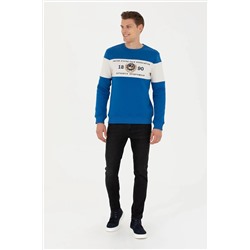 Erkek Saks Sweatshirt