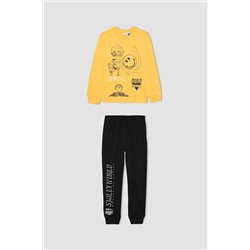 Defacto Erkek Çocuk SmileyWorld Uzun Kollu Pijama Takımı B4181A823WN