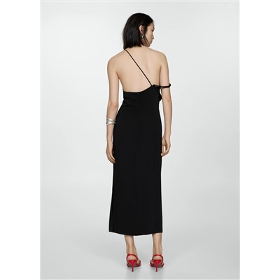 Vestido escote asimétrico