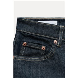 TRF HIGH-WAIST DENIM RIPPED SHORTS