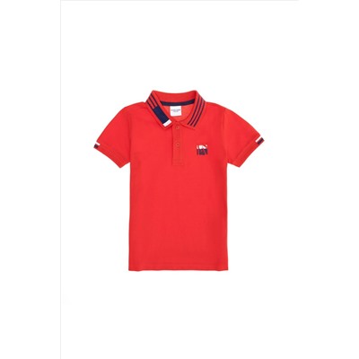 Erkek Çocuk Kırmızı Polo Yaka Tişört