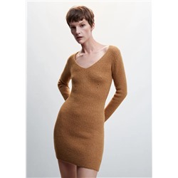 Vestido punto corto -  Mujer | MANGO OUTLET España