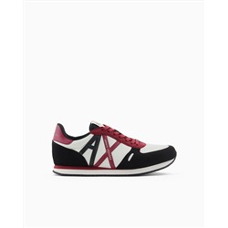 Sneakers in eco-suede, mesh and nylon