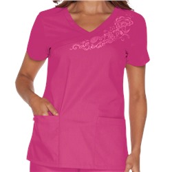 Orange Standard Scrubs Malibu Top